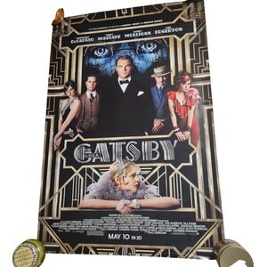 The Great Gatsby 2013 Promo Poster 27x40 Leonardo DiCaprio, Lisa Adam‎ D/S